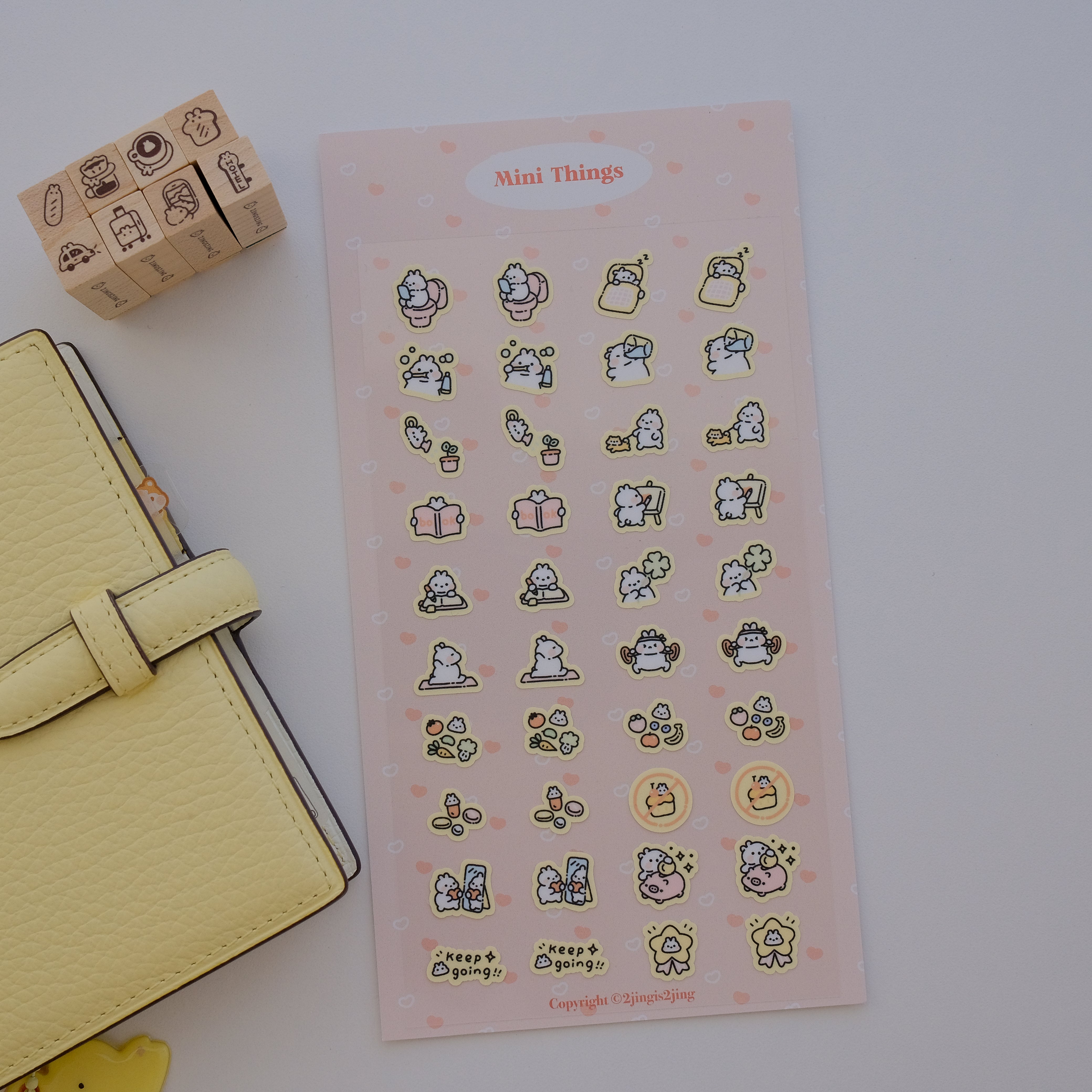 Bunny Mini Things Sticker Sheet
