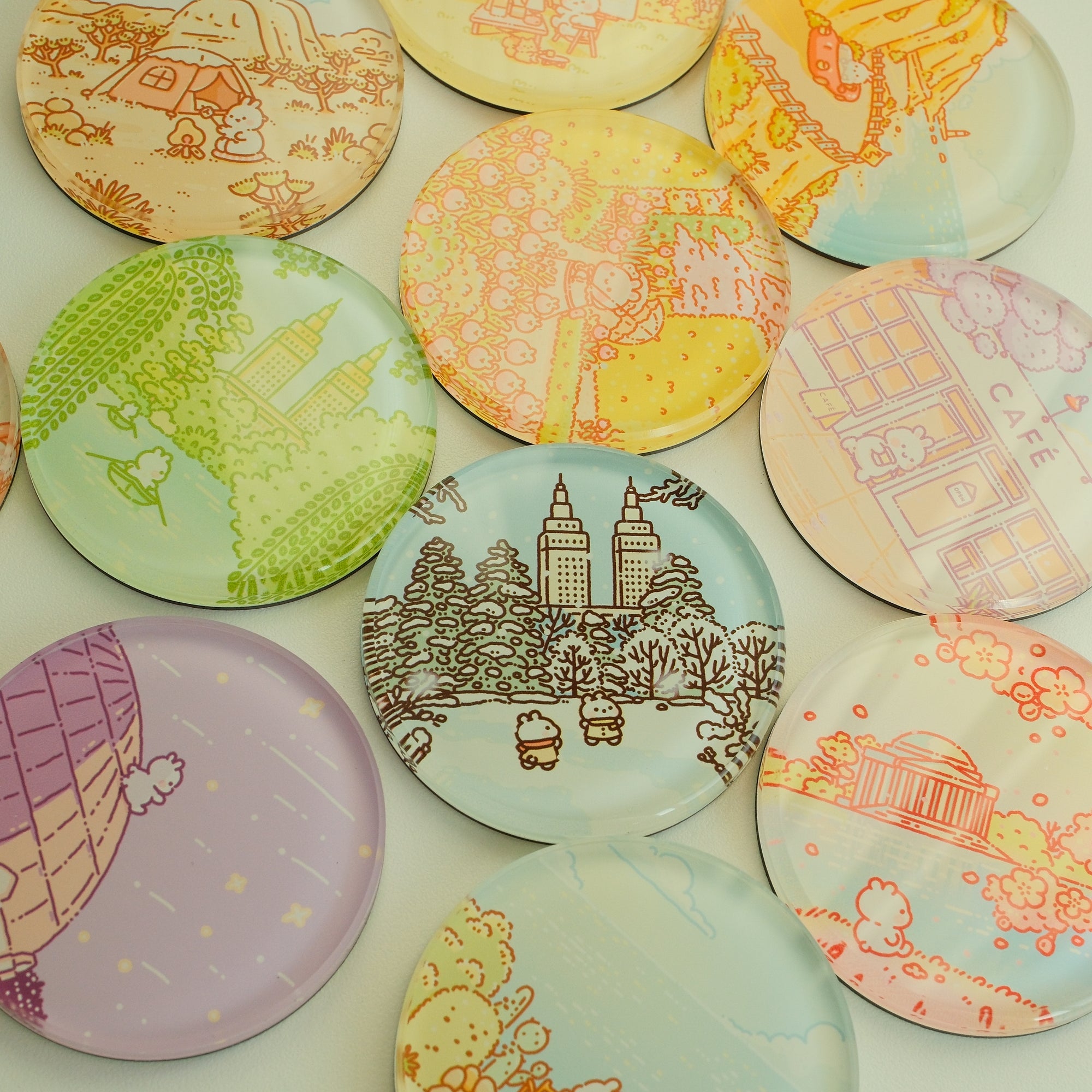 Bunnie City Magnet Series