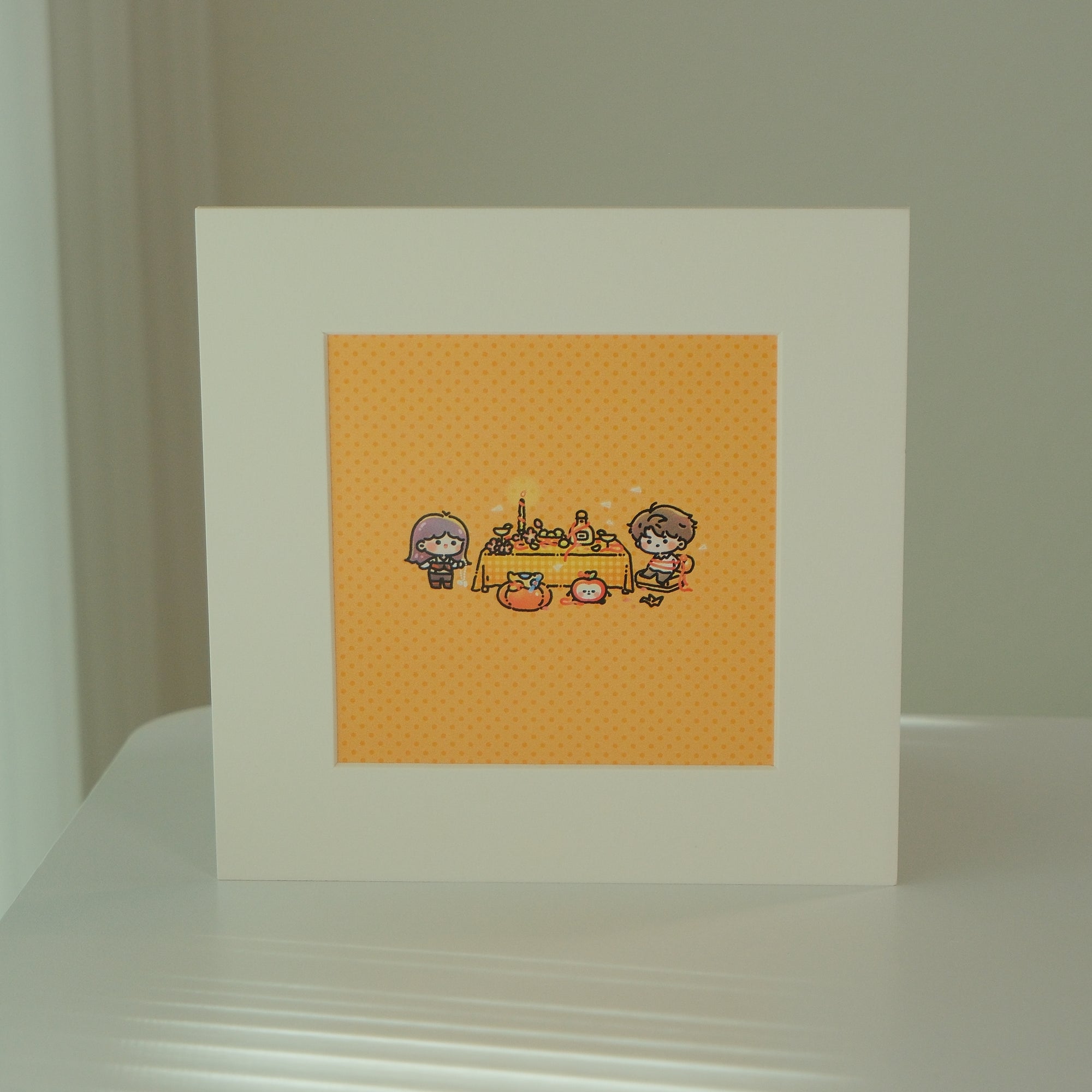 Caleb - Lads Dinner Table Mini Print