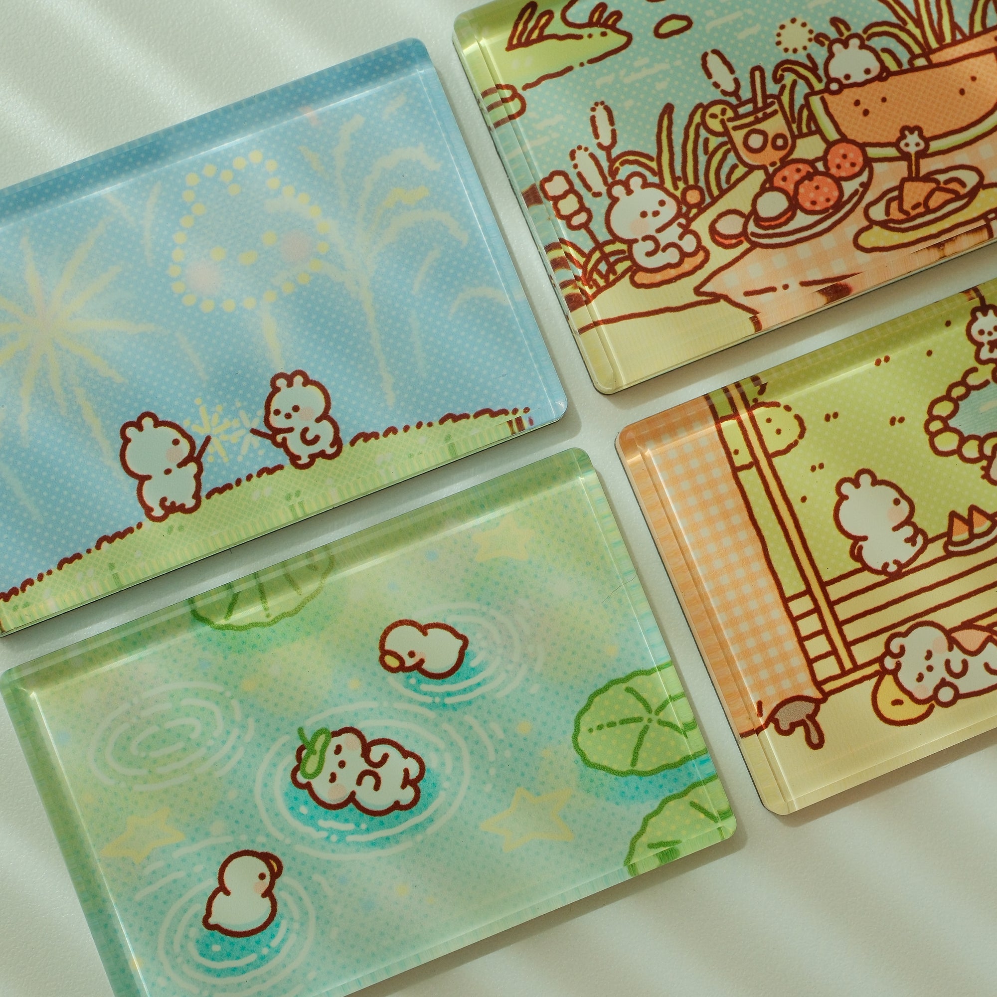Bunnies Magnets - Summer Daydreams Collection