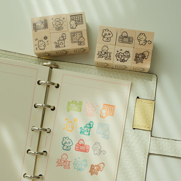 Ordinary Days Rubber Stamp – Vol.1 (1.5cm)