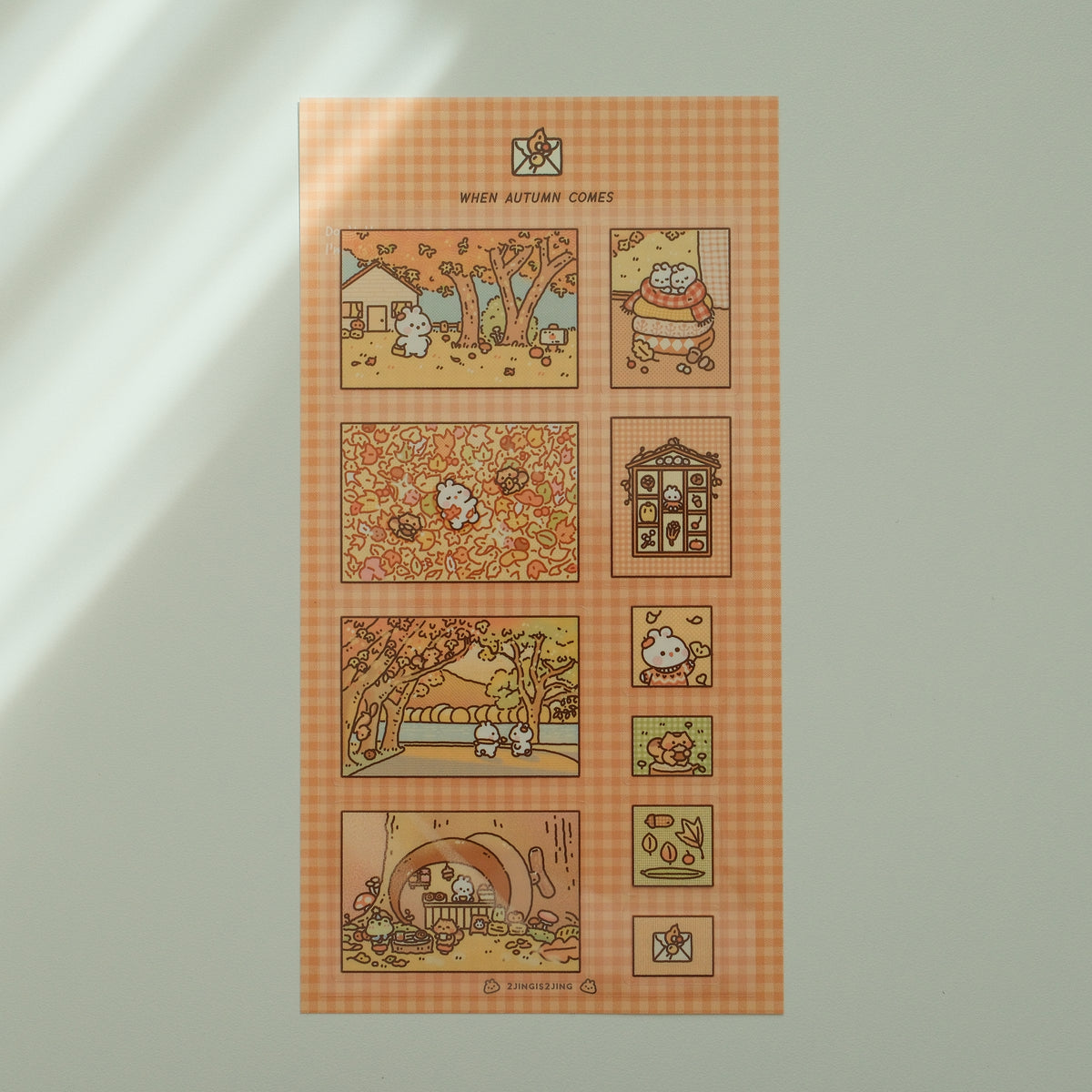 When Autumn Comes Sticker Sheet