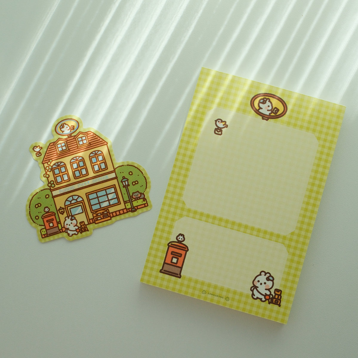 Bunnie Island Post Office Foil Sticker