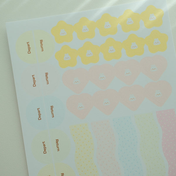 2027 Illustrated 365-Day A2 Wall Calendar & Sticker Pack