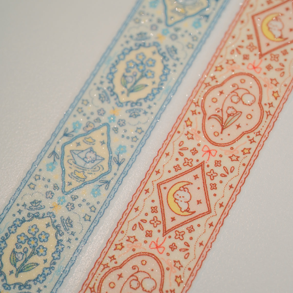 Whispers of Lily of the Valley Glitter Washi Tape