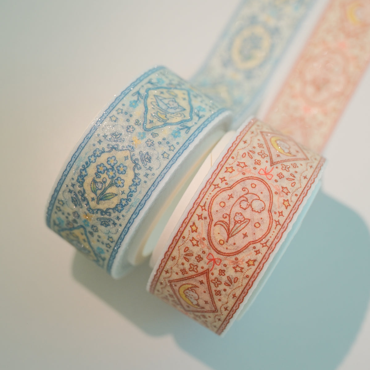 Whispers of Lily of the Valley Glitter Washi Tape