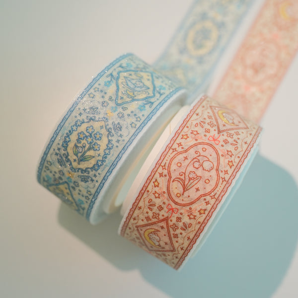 Whispers of Lily of the Valley Glitter Washi Tape