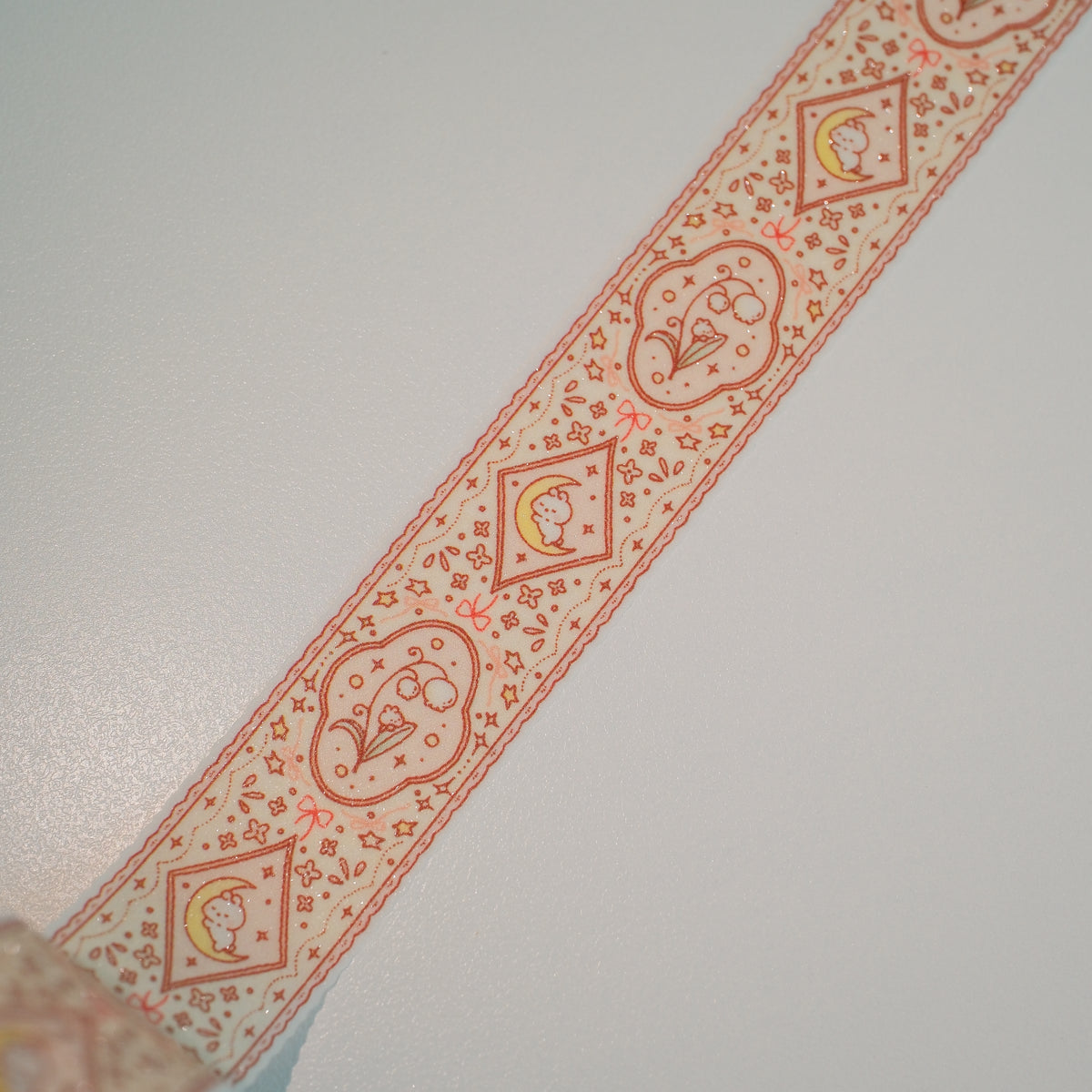 Whispers of Lily of the Valley Glitter Washi Tape