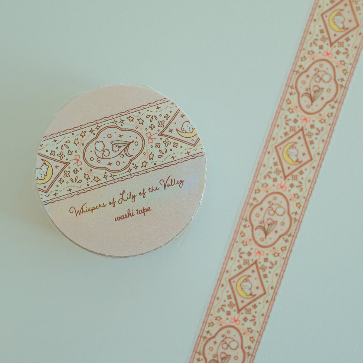 Whispers of Lily of the Valley Glitter Washi Tape