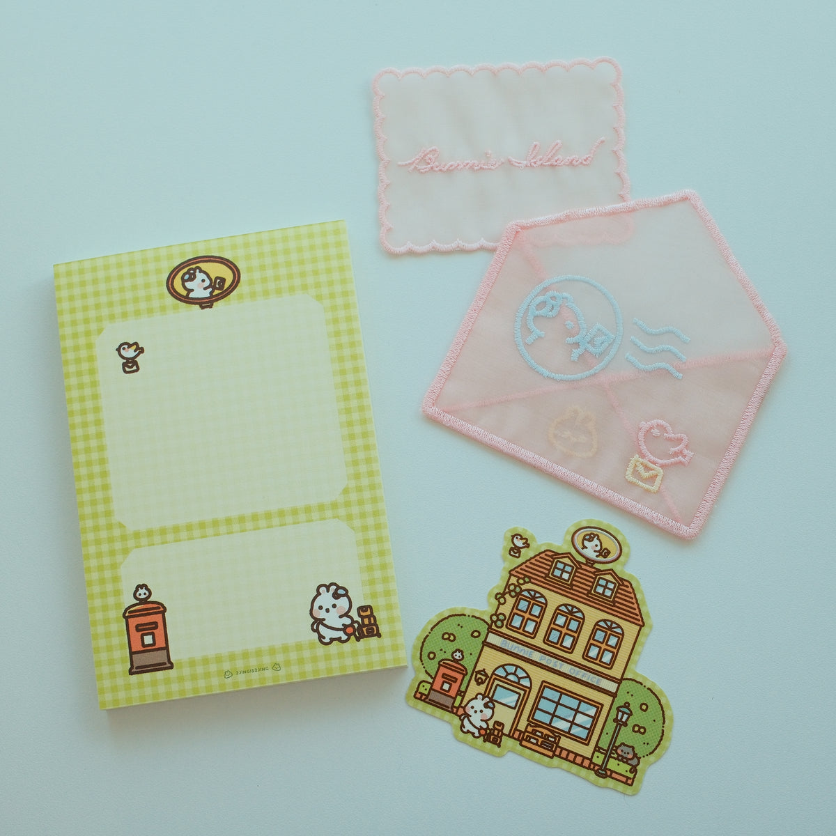 A Letter From Bunnie Island Embroidered Bookmark