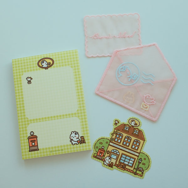 A Letter From Bunnie Island Embroidered Bookmark