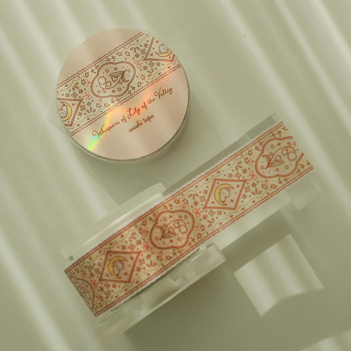 Whispers of Lily of the Valley Glitter Washi Tape
