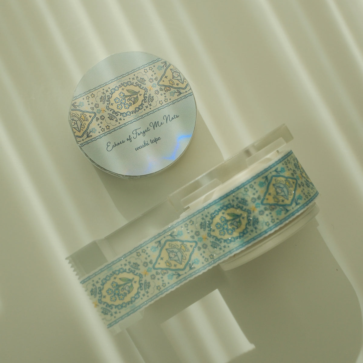 Echoes of Forget Me Nots Glitter Washi Tape
