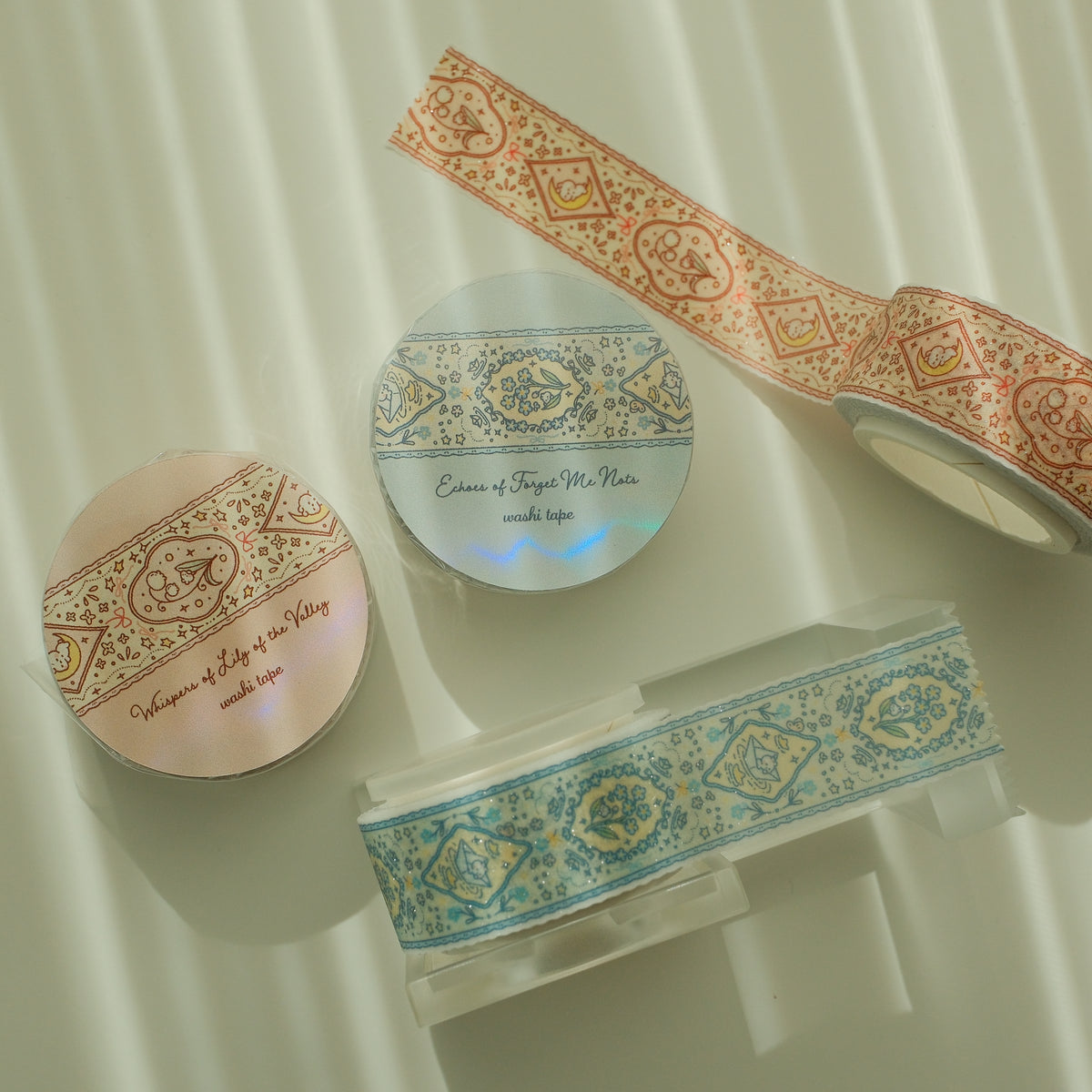 Whispers of Lily of the Valley Glitter Washi Tape