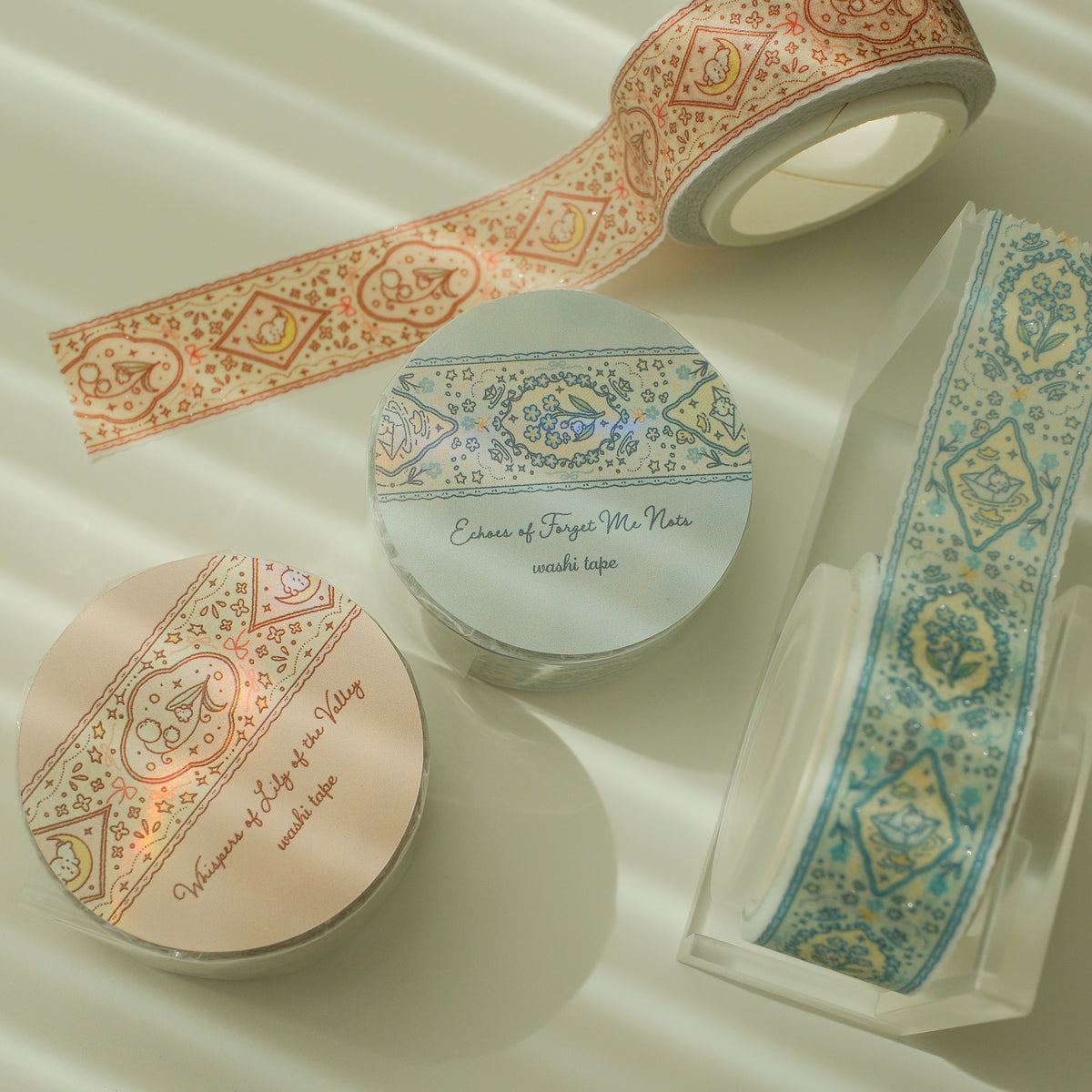 Whispers of Lily of the Valley Glitter Washi Tape