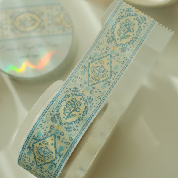 Echoes of Forget Me Nots Glitter Washi Tape