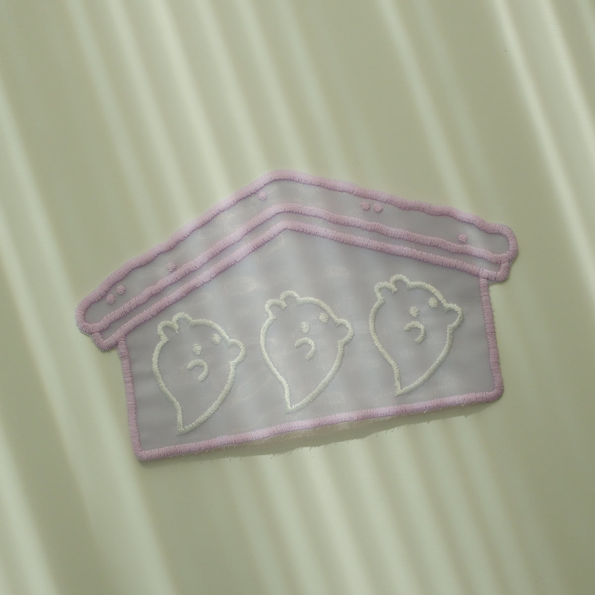Bunnie Boo Embroidered Bookmark