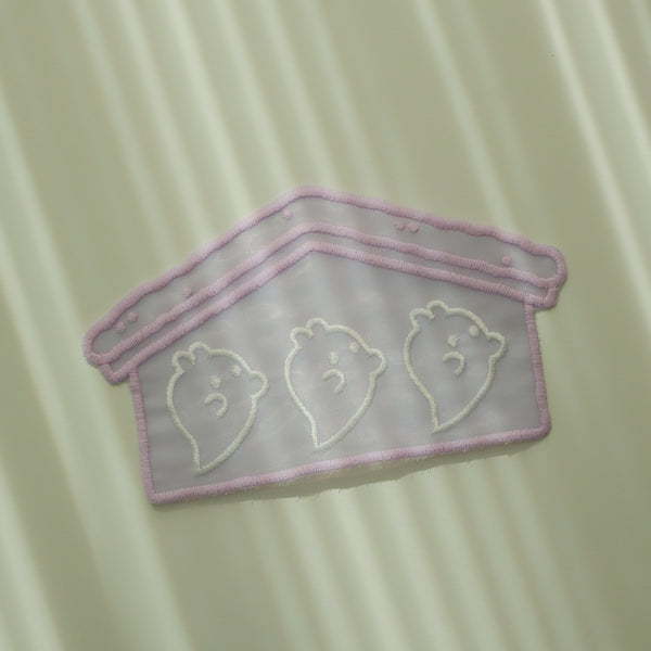 Bunnie Boo Embroidered Bookmark