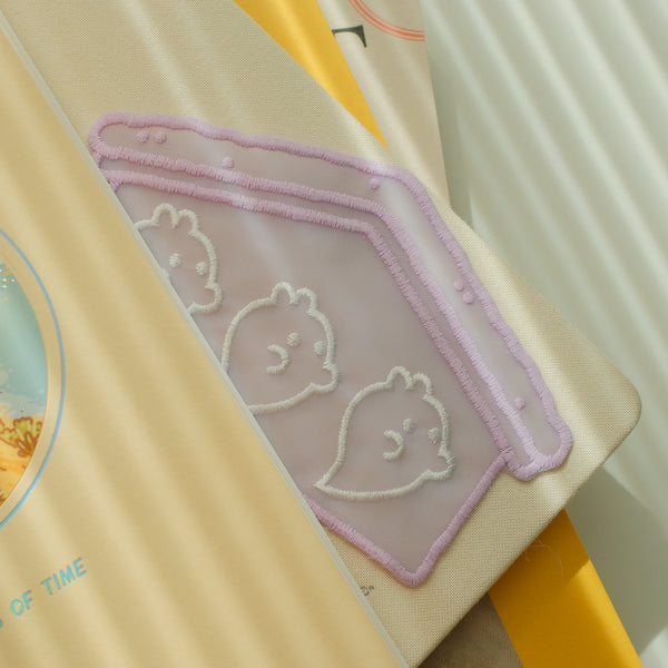 Bunnie Boo Embroidered Bookmark