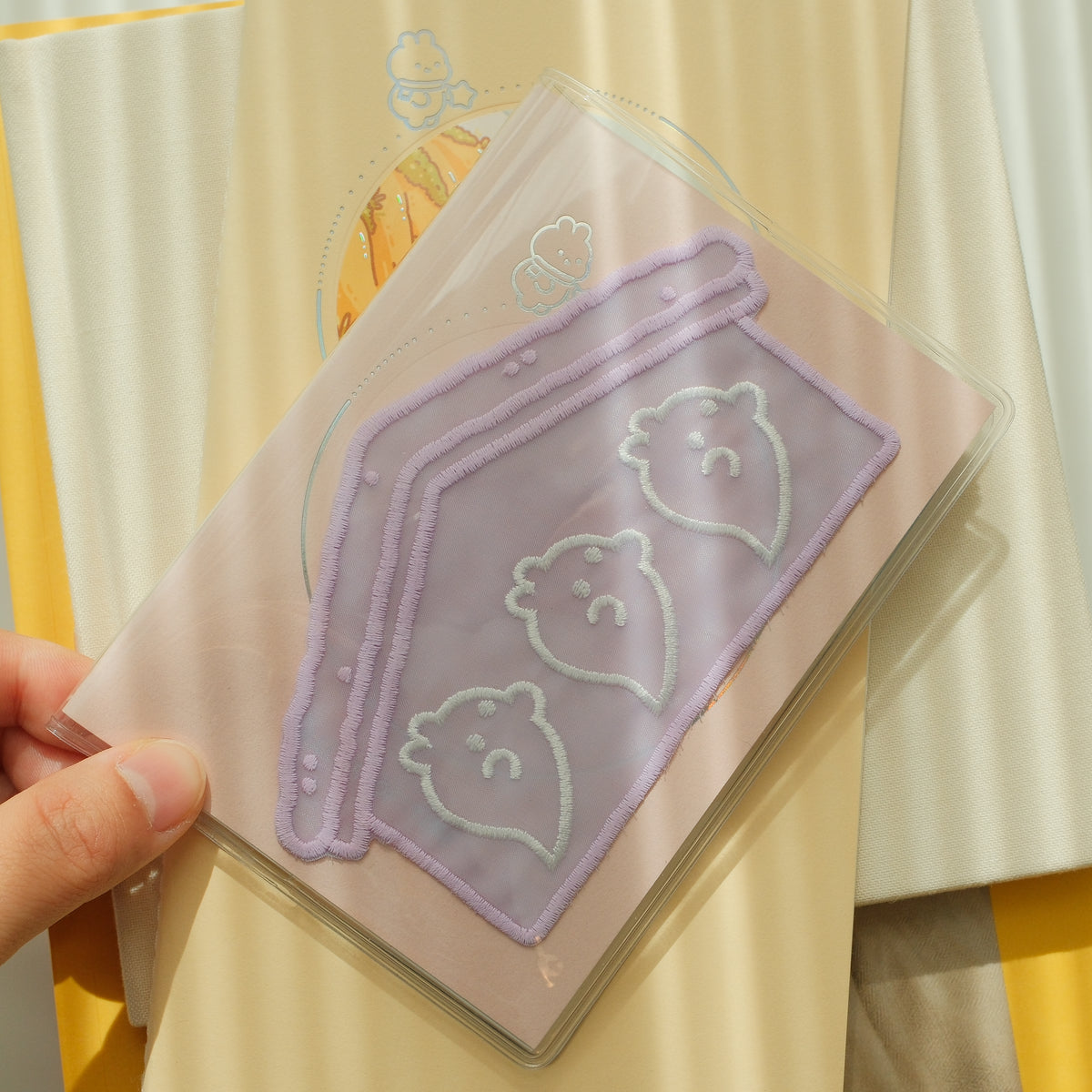 Bunnie Boo Embroidered Bookmark