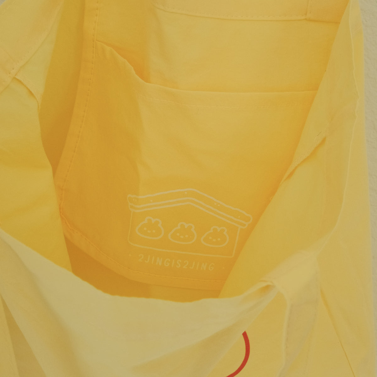 Cotton Foldable Bag - Bunnie Apple