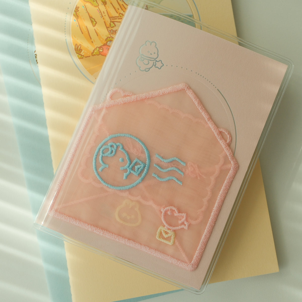 A Letter From Bunnie Island Embroidered Bookmark
