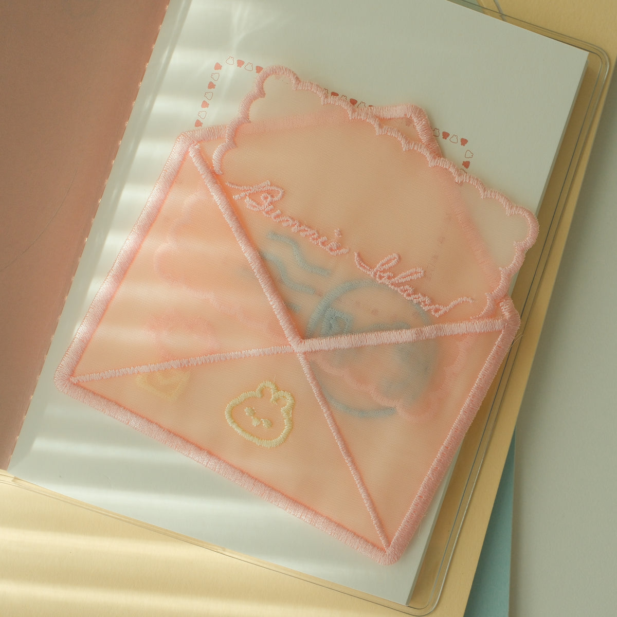 A Letter From Bunnie Island Embroidered Bookmark