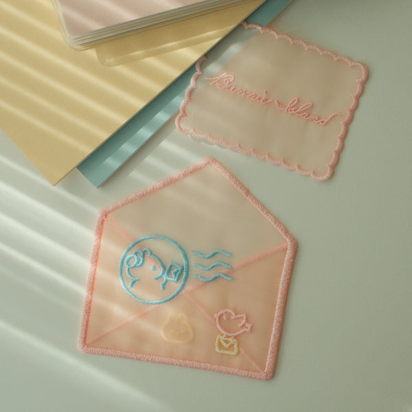 A Letter From Bunnie Island Embroidered Bookmark