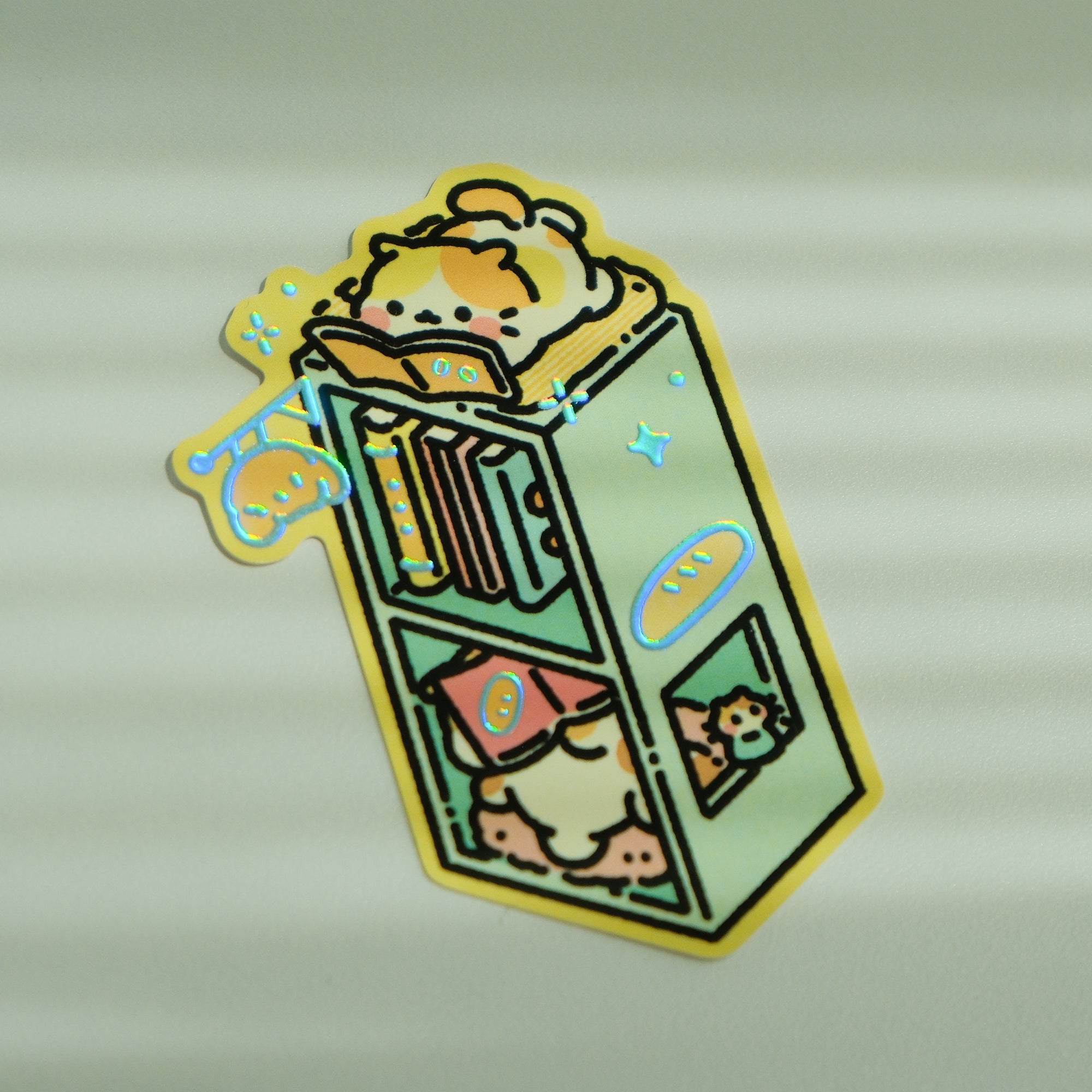 Bunnie Island Reading Club Die-Cut Stickers