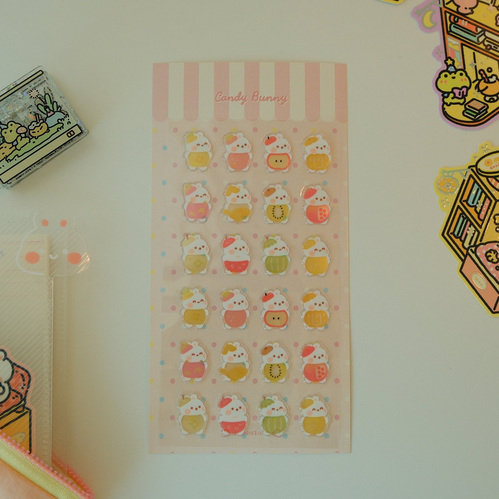 Candy Bunny Sticker Sheet