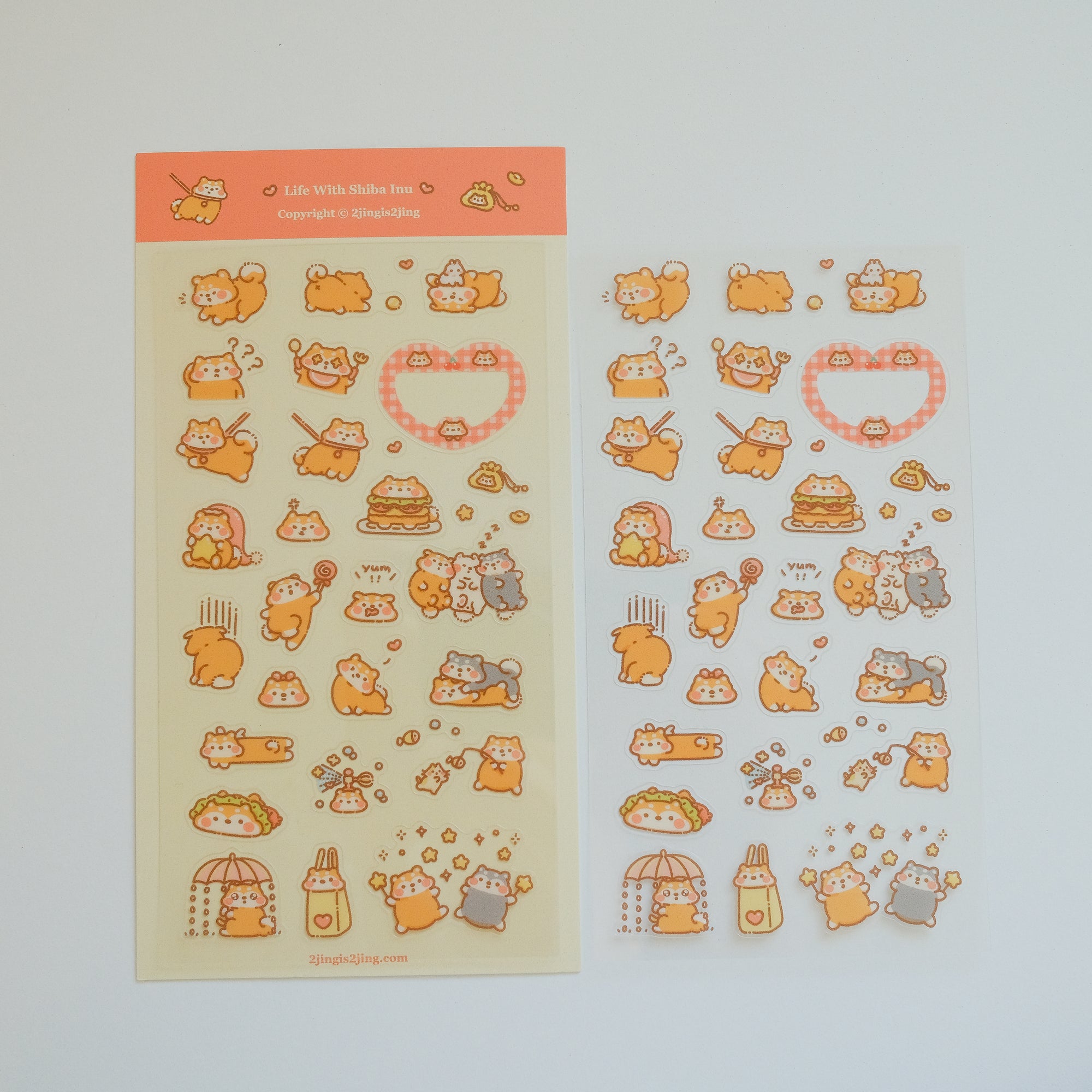 Shiba Doodoo & Bobo Sticker Sheet