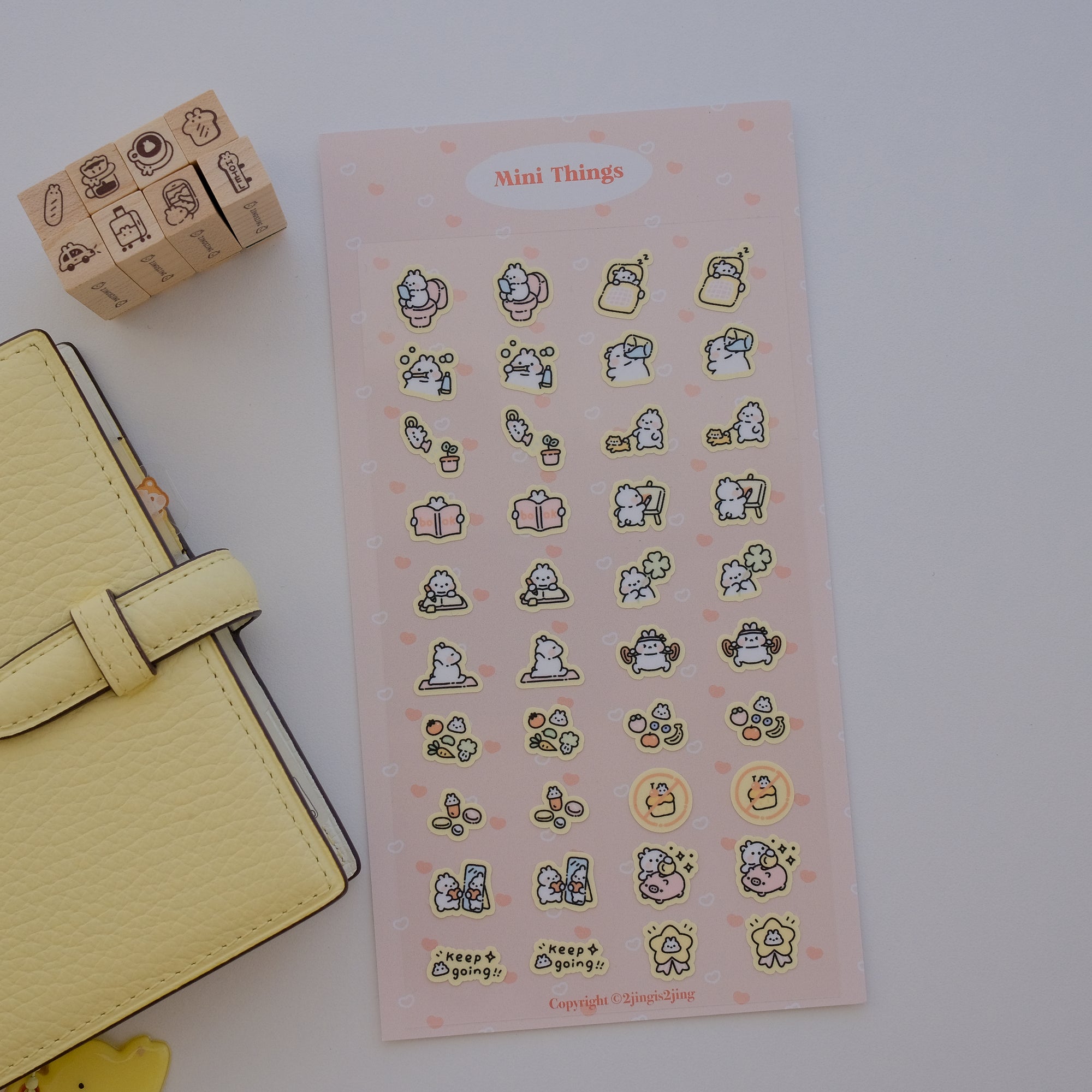 Bunny Mini Things Sticker Sheet