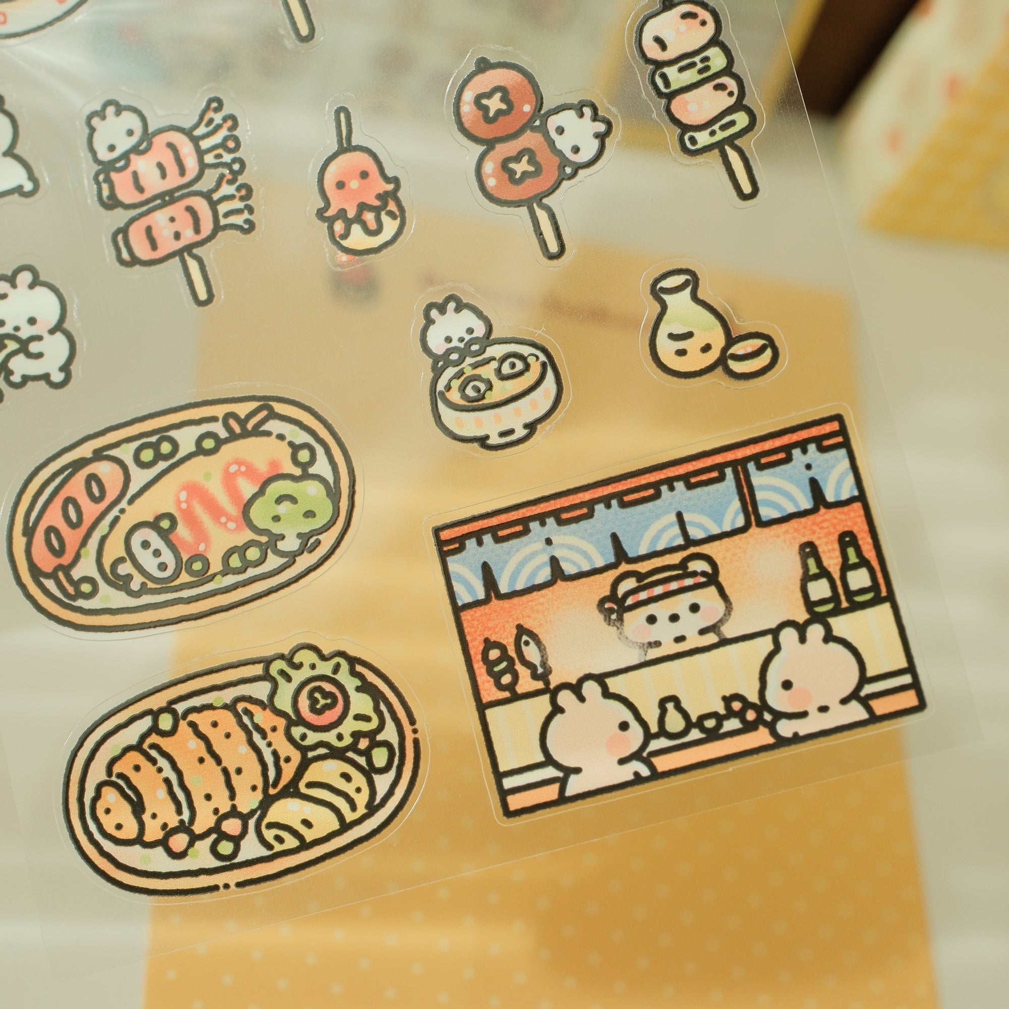 Bunnie Izakaya Sticker Sheet