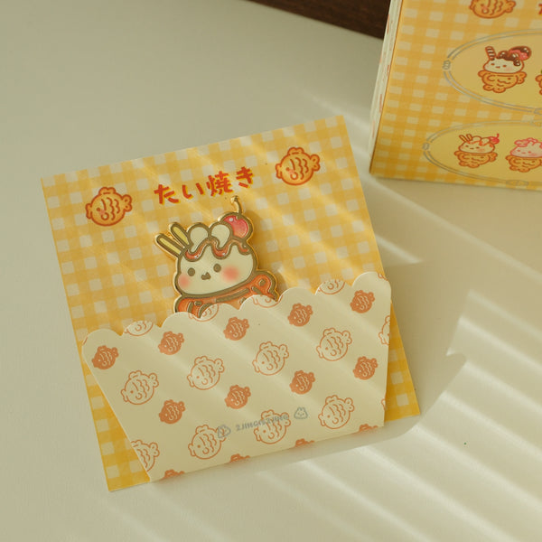 Bunnie Taiyaki Blind Box Pin
