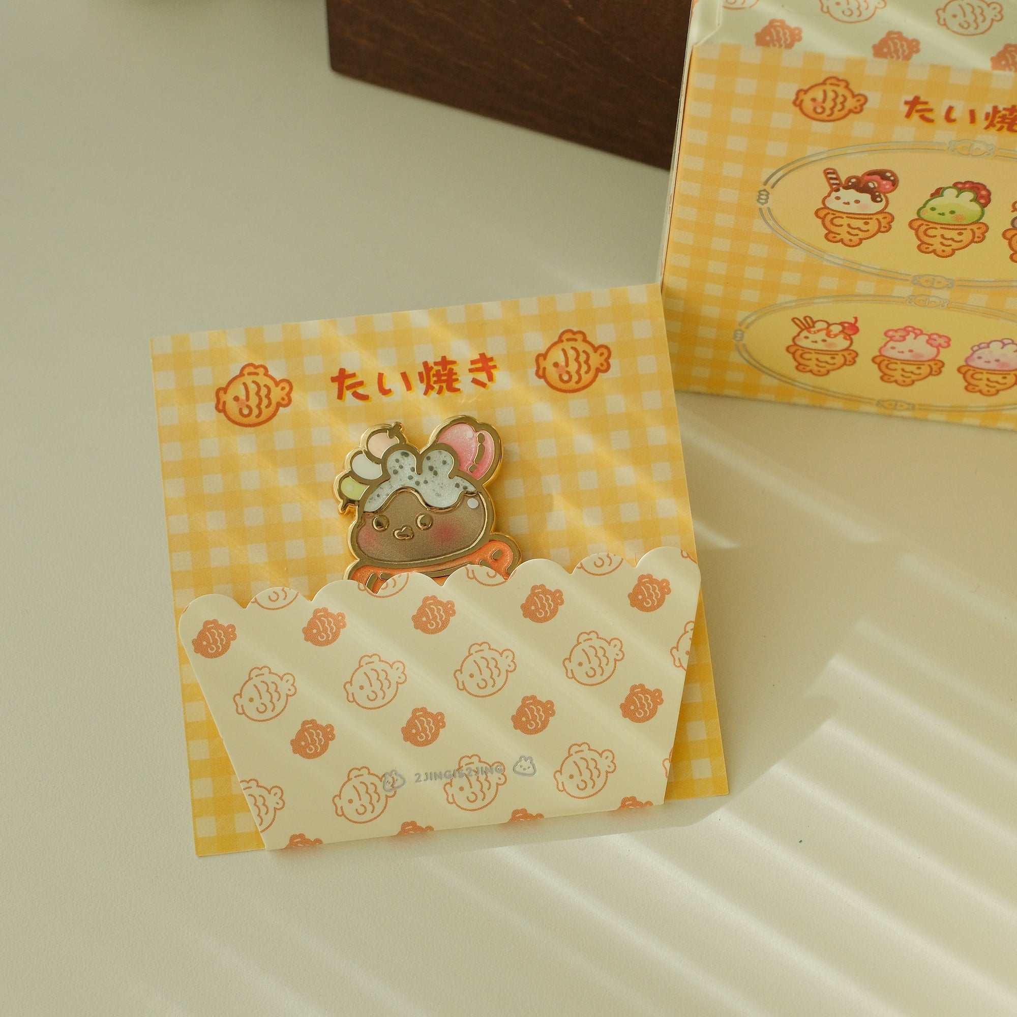 Bunnie Taiyaki Blind Box Pin