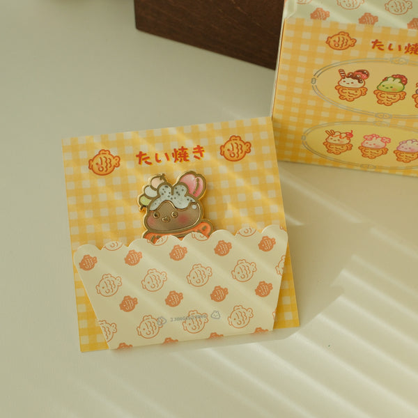 Bunnie Taiyaki Blind Box Pin