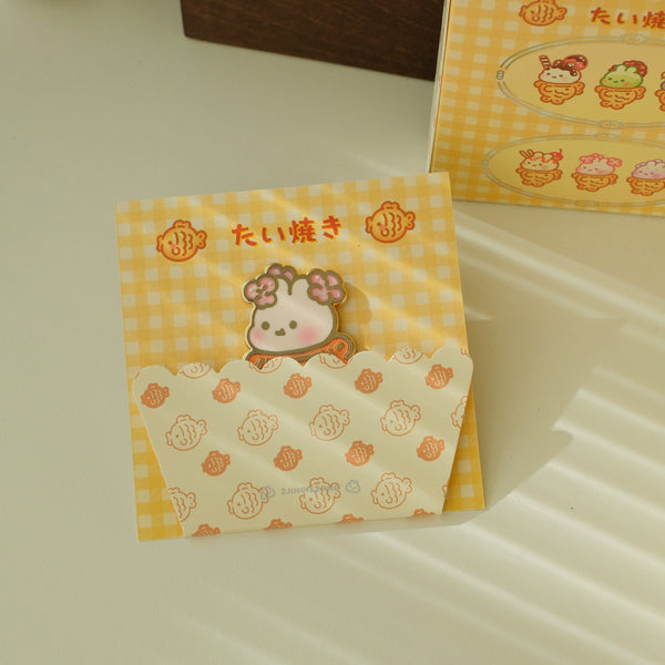 Bunnie Taiyaki Blind Box Pin