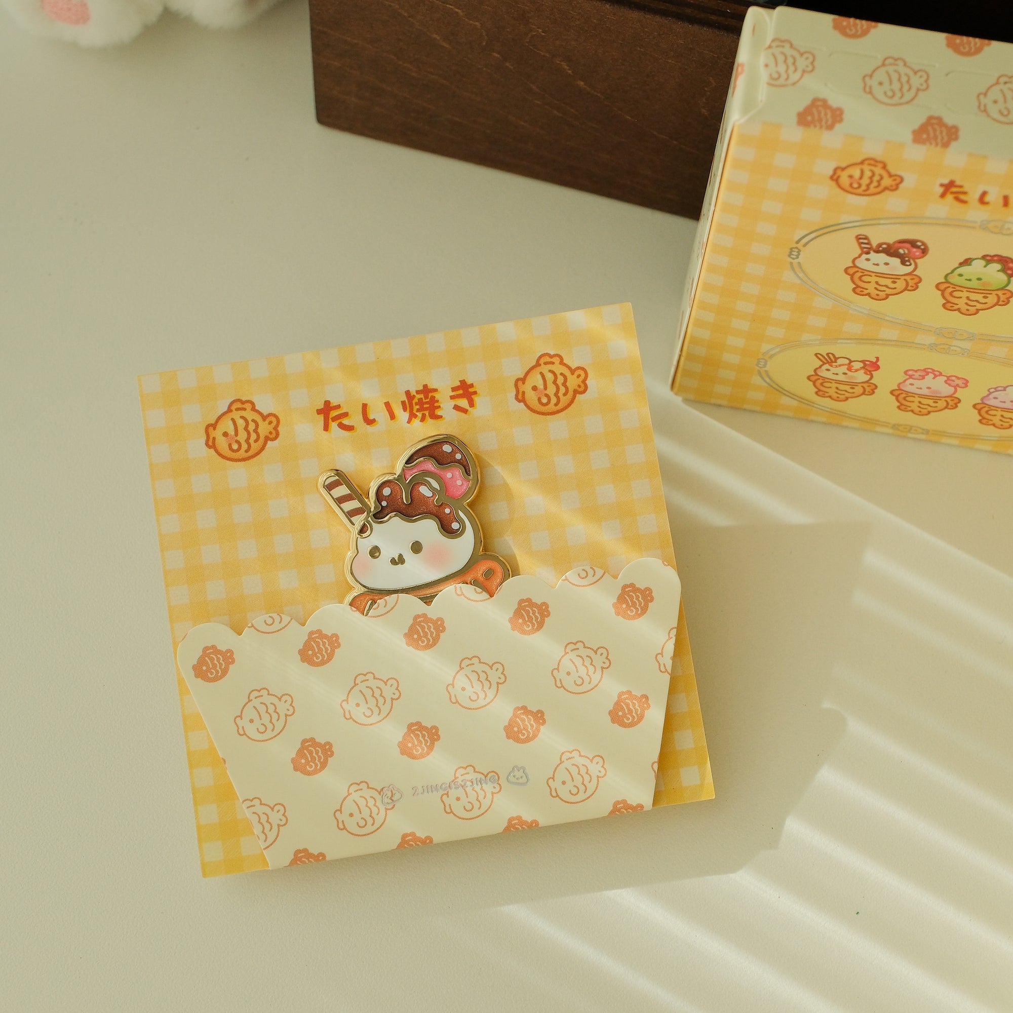 Bunnie Taiyaki Blind Box Pin