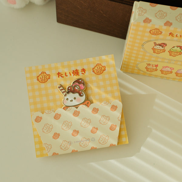 Bunnie Taiyaki Blind Box Pin