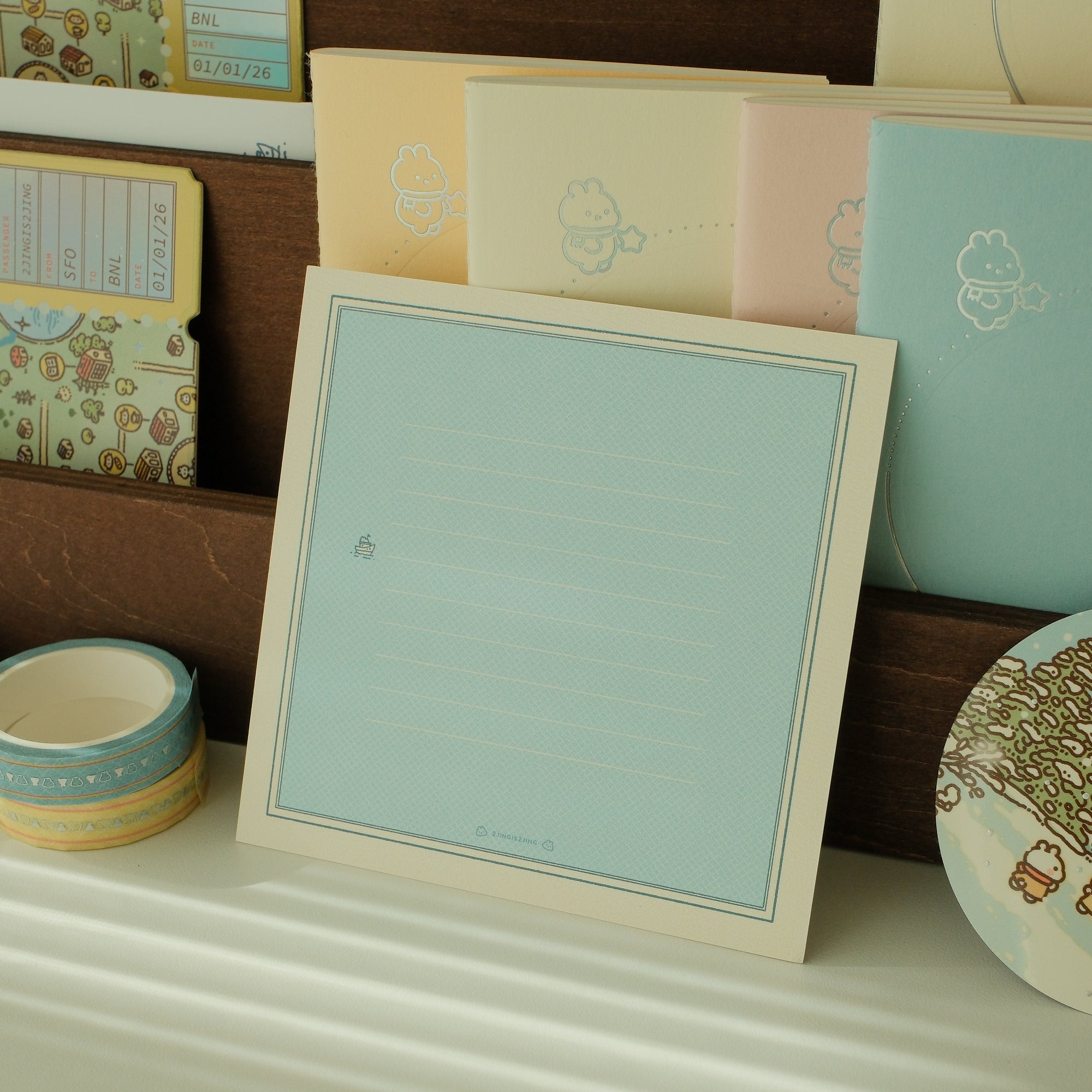 Bunnie Island Map Postcard