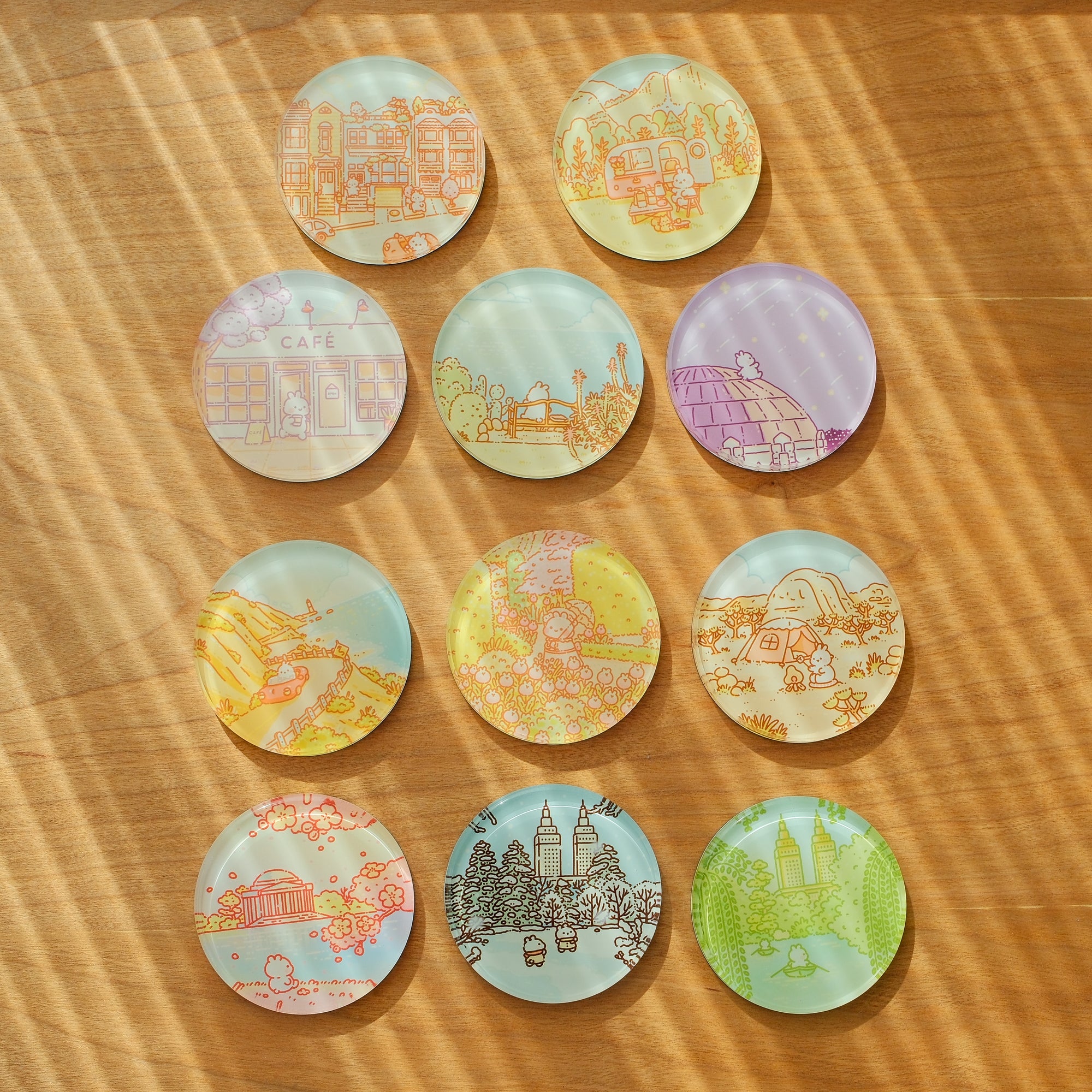 Bunnie City Magnet Series