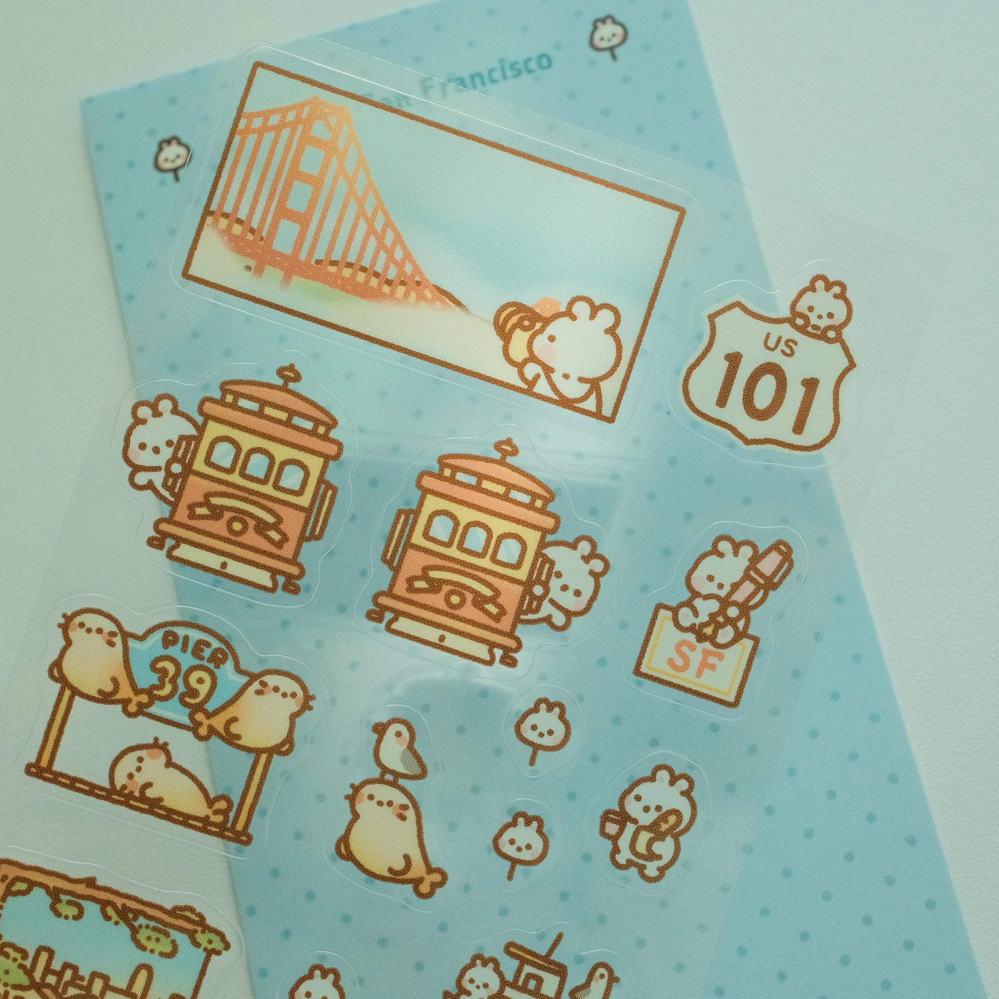 A Day in San Francisco Mini Sticker Sheet
