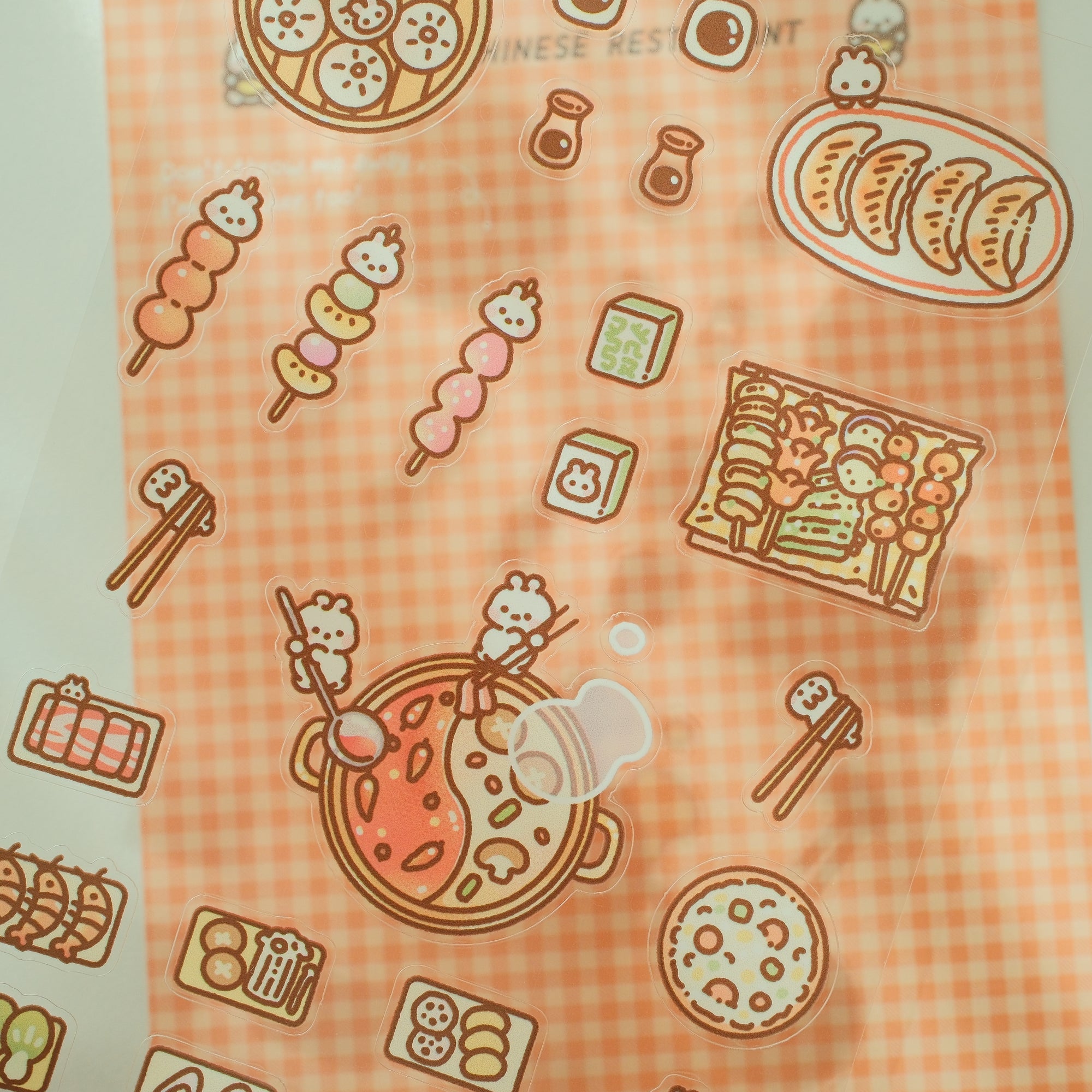 Bunnie Chinese Restaurant Sticker Sheet