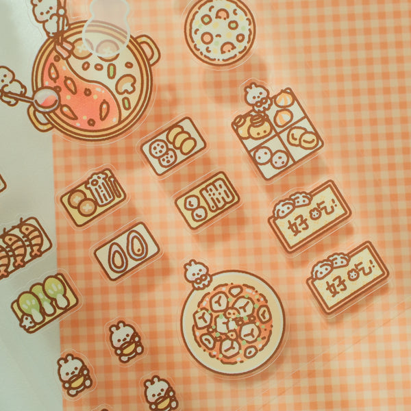 Bunnie Chinese Restaurant Sticker Sheet
