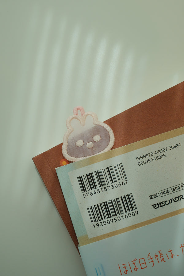 Tanghulu Bunnie Embroidered Bookmark