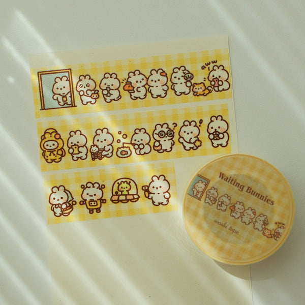 Waiting Bunnies Washi Tape