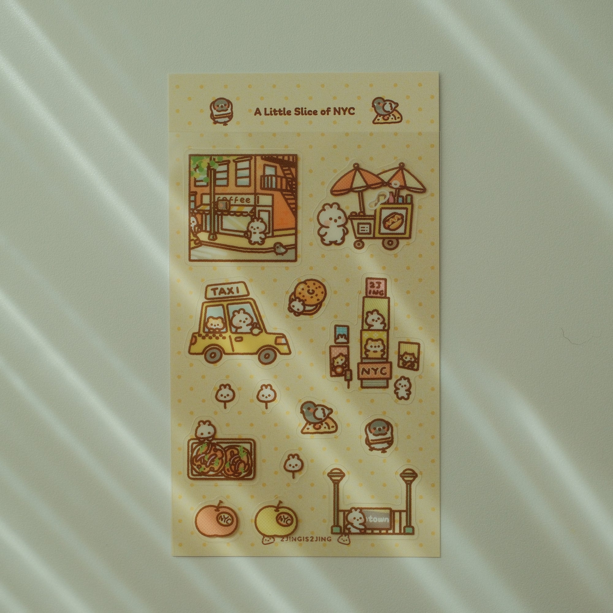 A Little Slice of NYC Mini Sticker Sheet