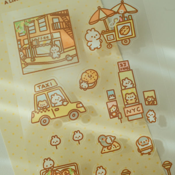 A Little Slice of NYC Mini Sticker Sheet