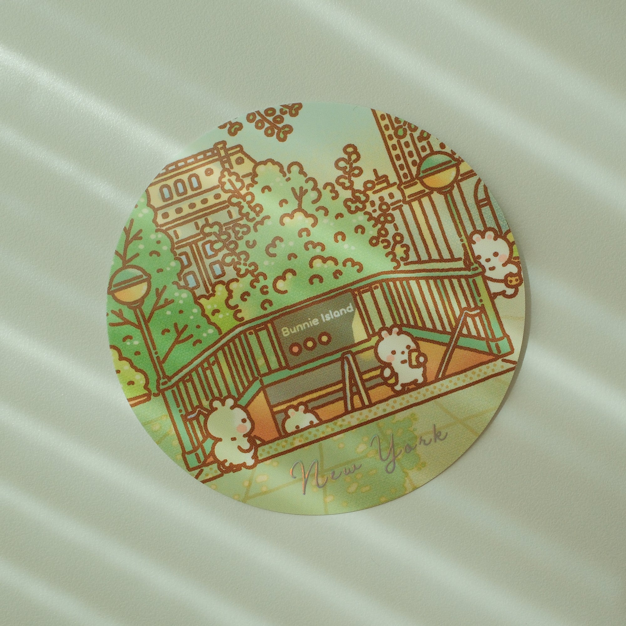 NYC Subway Station - Cities Series Foil Sticker