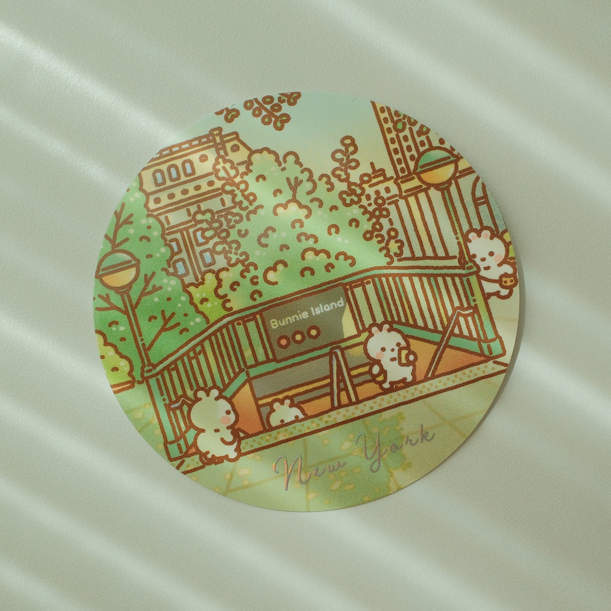 NYC Subway Station - Cities Series Foil Sticker